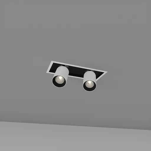 Встраиваемый светильник Skarlat RGL7117-2 2x12W WH+BK 3000K