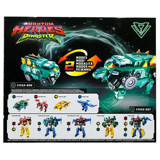 Динозавр-трансформер Dinoster - Мега Дино-Ґардіан Стего  - фото 3