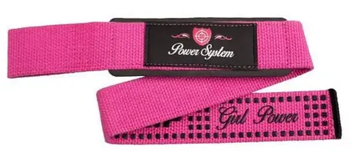 Лямки для тяги Power System PS-3420 G-Power Straps Pink (PS-3420_Pink) - фото 3