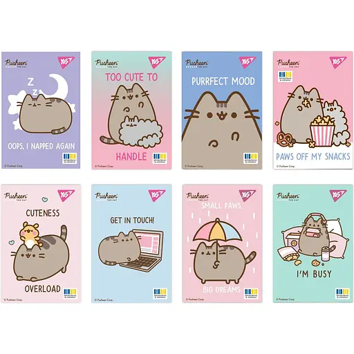Блокнот Yes Pusheen А7, 48 аркушів (152111) - фото 2