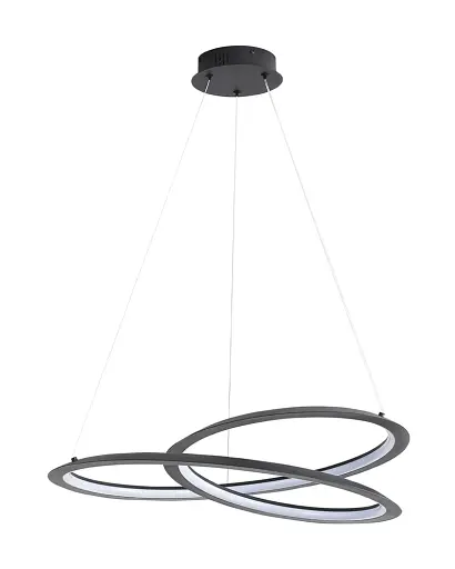 Подвесной светильник, люстра Goldlux 331106 Tango Led 1x44W 4000K 5300Lm IP20 Черный - фото 1