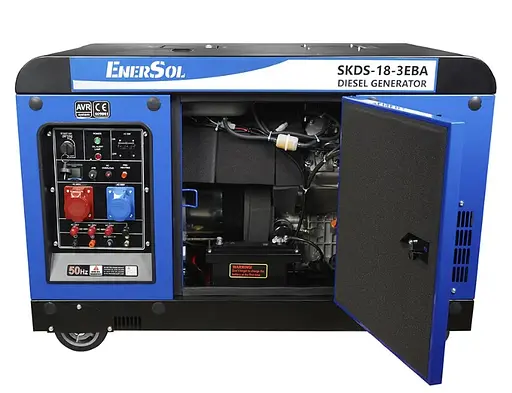 Генератор дизельний EnerSol 16/18 кВт SKDS-18-3EBA - фото 2