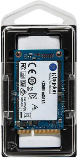 Накопичувач SSD 256GB Kingston KC600 mSATA SATAIII 3D TLC (SKC600MS/256G) - фото 7