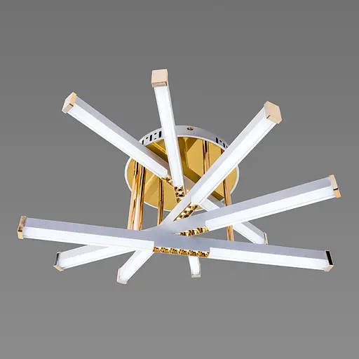 Люстра светодиодная акриловая Sirius B YH839/5 WT+GD 65W - фото 5