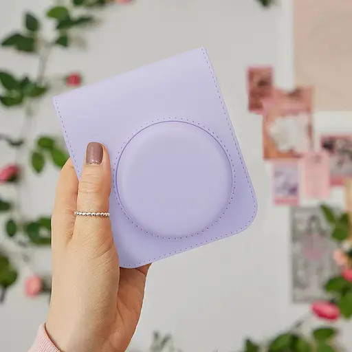 Набор камера Fujifilm Instax Mini 12, Фотобумага 20шт, Чехол, Фотоальбом 108 фото Фиолетовый - фото 9