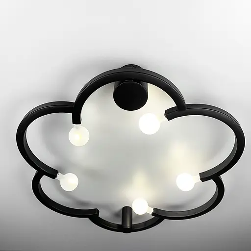 Дизайнерский черный светильник в американском стиле FAIRY Line.F SC 9/5 BK - фото 4