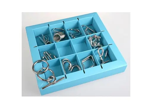 Набір головоломок Eureka Metal Puzzles блакитний 10 шт. (473356) - фото 2