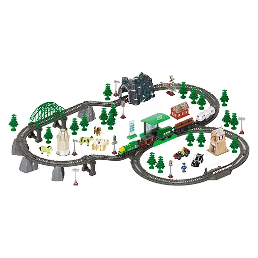 Игровой набор Otamanko Путешествующий Экспресс зеленый 118 деталей