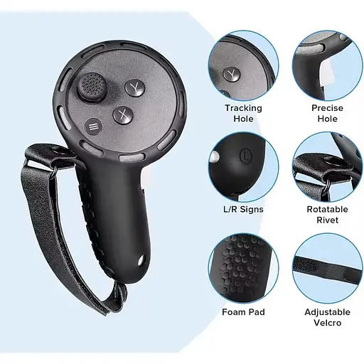 Набор аксессуаров DK 7-in-1 VR для Meta Quest 3 Black [141635] - фото 4