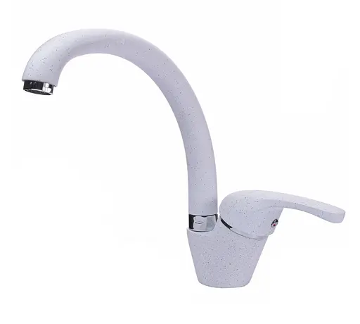 Смеситель для кухни Globus Lux GLSO-0203S 7-White Белый - фото 3