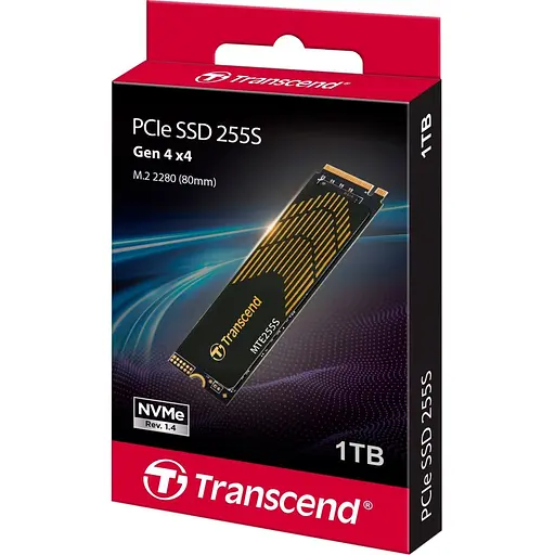 Накопитель SSD Transcend m.2 NVMe 1TB PCIe 4.0x4 3D NAND (TS1TMTE255S) - фото 3