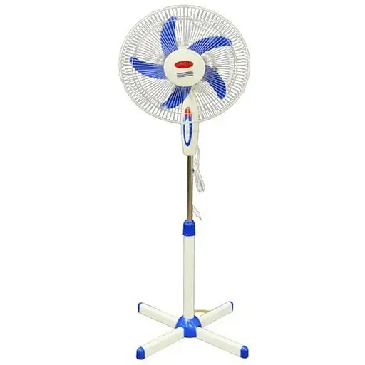 Підлоговий поворотний електричний вентилятор Wimpex WX-1612 п'ять лопастей 100 Вт - фото 1