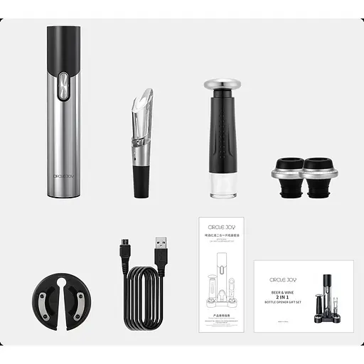 Набор для вина Circle Joy Beer & Wine 5 in 1 (CJ-TZ09) - фото 2