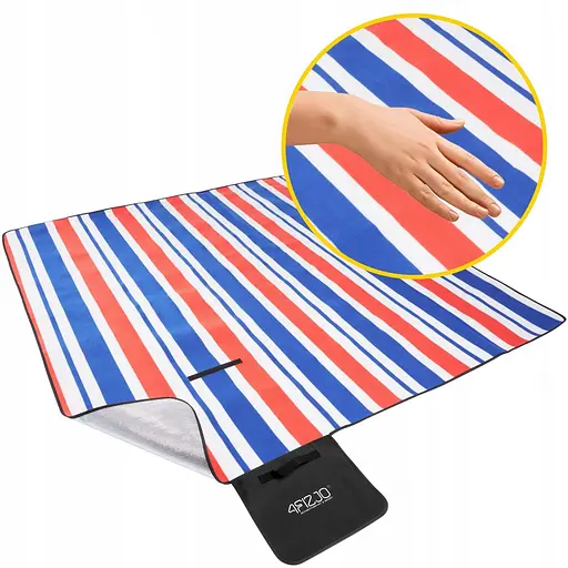 Коврик для пикника и кемпинга 4FIZJO 200 x 200 см складной 4FJ0393 (P-5907739317186) - фото 3