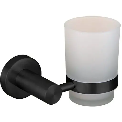 Склянка одинарна Globus Lux BS8409 чорний матовий - фото 1