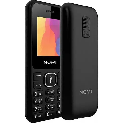 Мобильный телефон Nomi i1880 Black (UA UCRF)