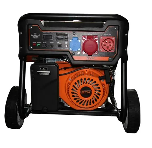 Генератор бензиновий GTM 7.0/7,5 кВт, одно/трьохфазний, ручно/електро/авто запуск, із вбудованим АВР (DK7500-L-3) - фото 2