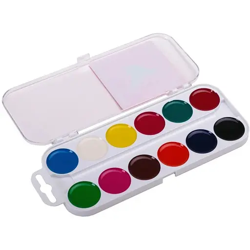 Набір медової акварелі Гамма Захоплення 12 кольрів без пензлика - фото 3