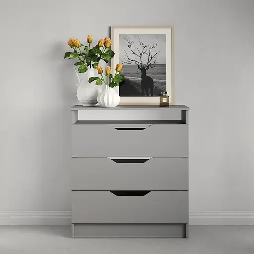 Комод в спальню MebelStar 800 Лилу 81x40x89 см Серая мышка (MBS-1343) - фото 2