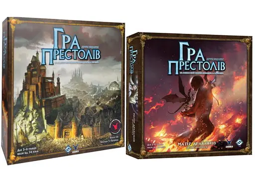 Настольная игра Geekach Games Игра престолов. Второе издание с дополнением Мать драконов (укр.) (GKCH187gt+1)
