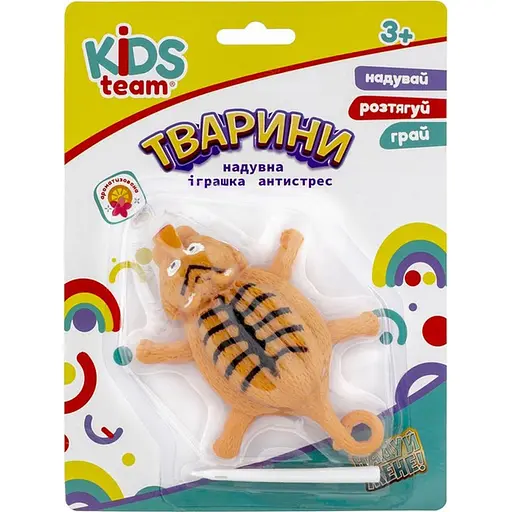 Дитяча надувна іграшка антистрес Тварини "Тигр" Kids Team CKS-10234C_2 - фото 3