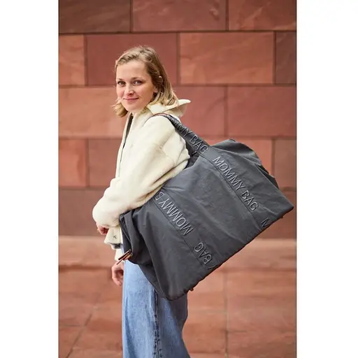 Сумка для мами Childhome Mommy bag Signature anthracite (CWMBBSUDG) - фото 10