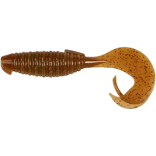 Силикон Keitech Flapper Grub 4" PAL#07 MotorOil Red Flake (7 шт/уп)