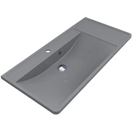 Умывальник Miraggio Sacramento mirastone gray 0000437, Серый - фото 1