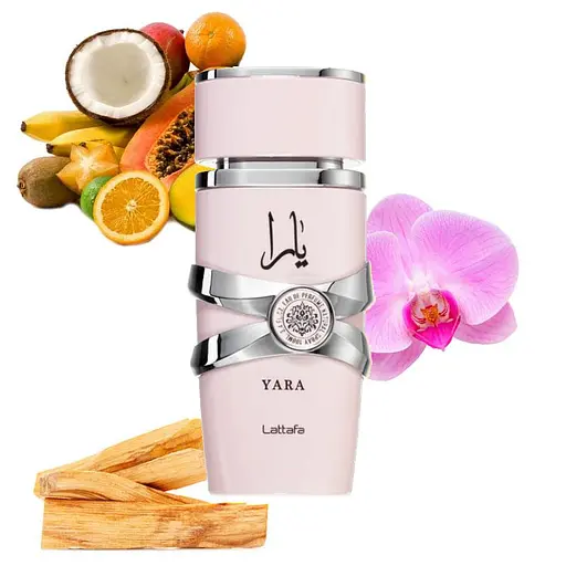 Парфумована вода жіноча Lattafa Perfumes Yara Духи 100 мл Рожева - фото 4