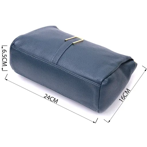 Женская сумка через плече Vintage из натуральной кожи 24х16х6.5 см sum0029018 - фото 3