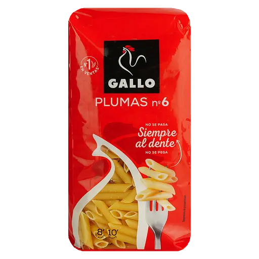 Макаронные изделия Gallo Plumas 6, 450 г