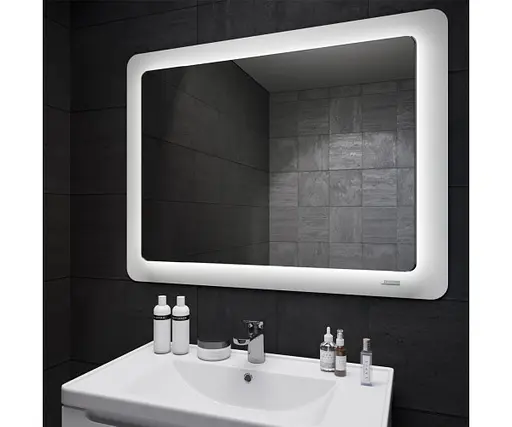 Дзеркало Sanwerk Ультра "Космо" 118x83 біле (ZU0000143) - фото 1