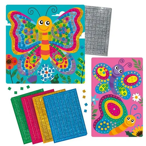 Набор для творчества со сверкающей мозаикой "Бабочки" VT4511-15 - фото 2