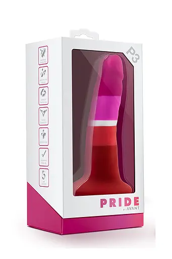 Фалоімітатор Blush Avant Pride P3 13.9 см (мульти) - фото 17
