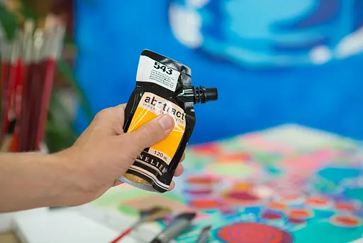 Акрилова фарба Sennelier Abstract, 120 мл, Кадмій жовтий глибокий відтінок (Cad Yellow Deep Hue) - фото 4