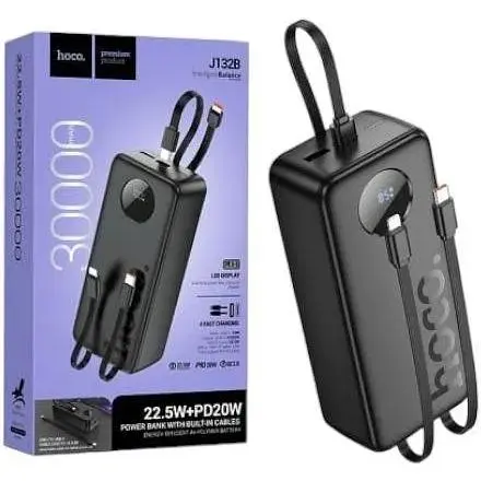 Power Bank Hoco J132B (30000 mAh) PD20W+QC3.0 (22.5W) - фото 4