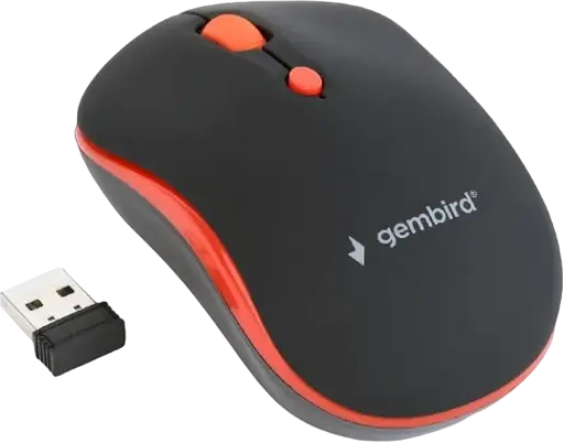 Мышь беспроводная Gembird MUSW-4B-03-R Black/Red