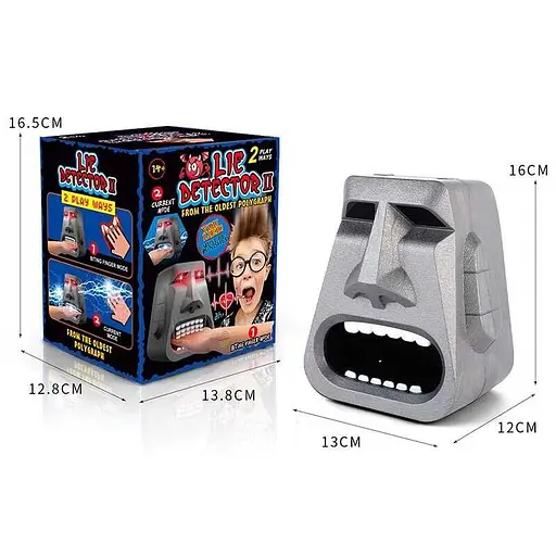 Развлекательная игра "Детектор лжи" 85116 подсветка, 2 режима, звуки, сенсорные датчики, в коробке (6965392240042) - фото 2