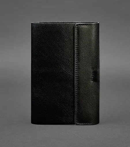 Шкіряний блокнот софт-бук 7.0 вугільно-чорний - фото 1