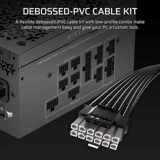 Блок питания Corsair RM850x 850W ATX 3.1 80+ Gold (CP-9020299-EU) - фото 7