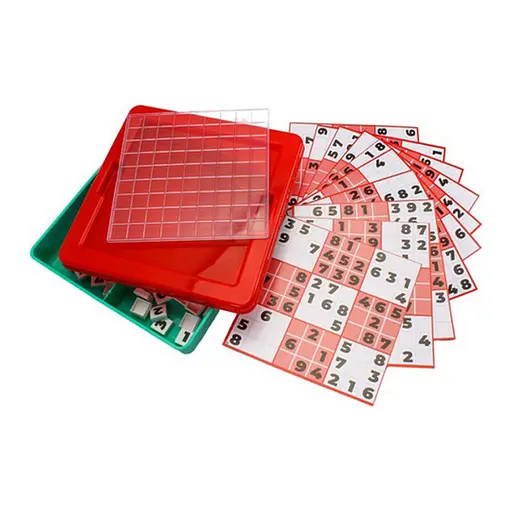 Дитяча розвиваюча гра "Судоку" ТехноК 2956TXK 81 фішка, 10 шаблонів - фото 3