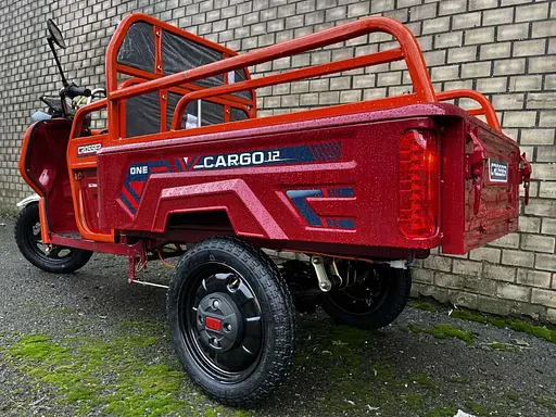 Вантажний електроскутер-самоскид триколісний CROSSER Cargo 12" (800W 60V, 32Ah) Червоний - фото 2
