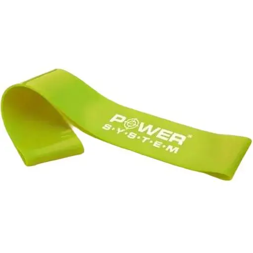 Гумка для фітнесу Power System PS-4062 Flex Loop Medium Green опір 18 кг (PS_4062_Green) - фото 1