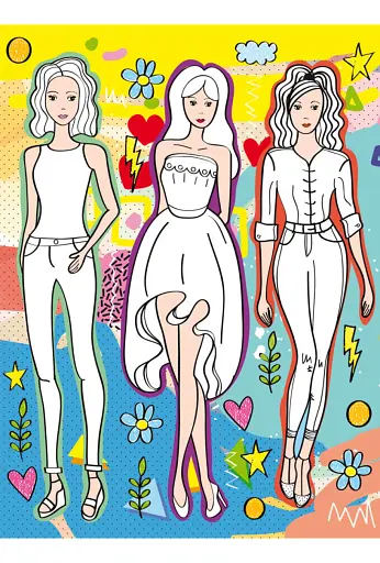 Книжка для малювання, творчості та моди для класних сучасних дівчат - фото 2