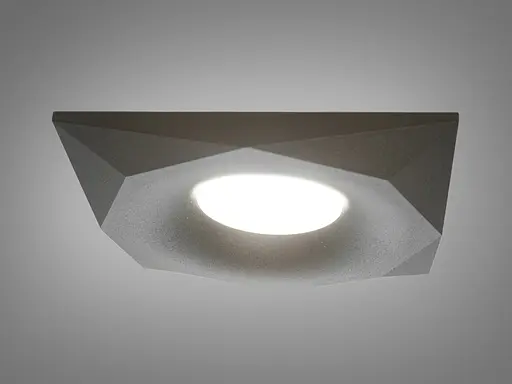 Гармонійно збалансований, креативний квадратний, точковий світильник - фото 2