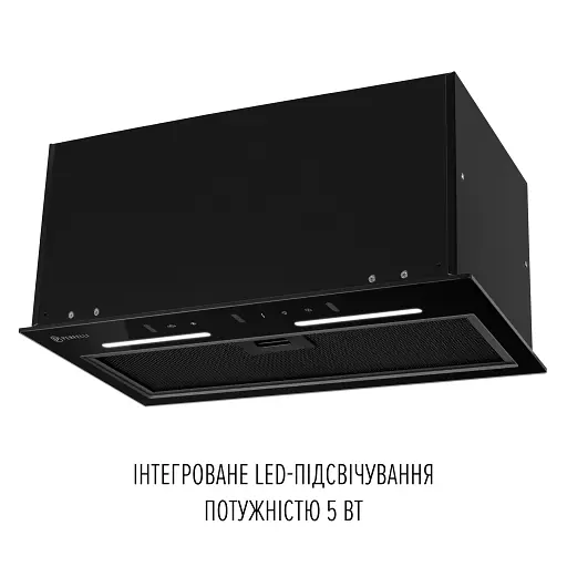 Вытяжка полновстраиваемая PERFELLI VIOLA 5NWRB NERO - фото 6