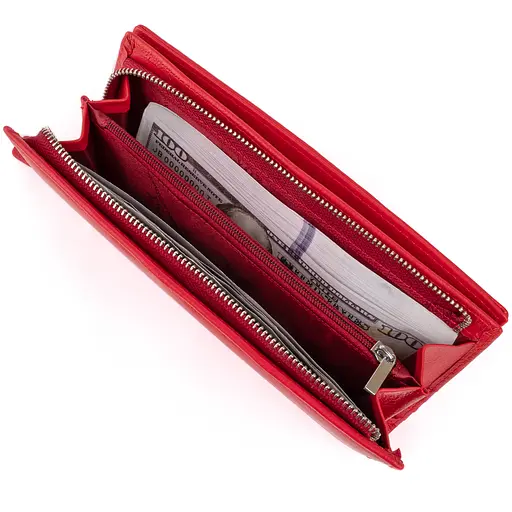 Кожаный женский кошелек ST Leather 19х9.5х2.5 см acs0016005 - фото 4