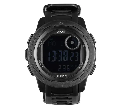 Смарт годинник 2E DeltaX Black з компасом та крокоміром - фото 2
