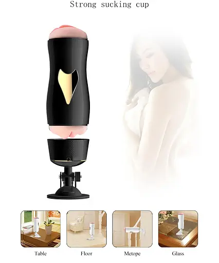 Автоматичний мастурбатор B - Series Fox (чорний) - фото 6