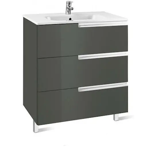 Тумба підвісна Roca Victoria-N 100 см антрацит A855836153 - фото 1